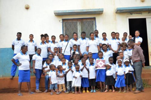 Our staff and children who live at La Maison d'Arnaud